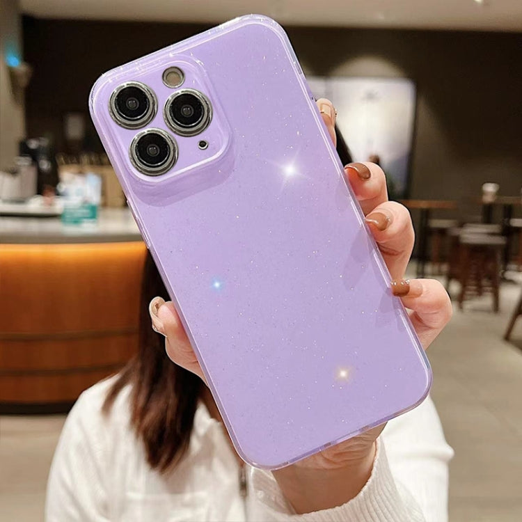 Custodia per telefono in TPU tinta unita Jelly Glitter, For iPhone 11, For  iPhone 11 Pro Max