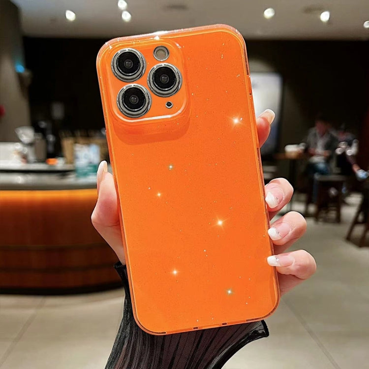 Custodia per telefono in TPU tinta unita Jelly Glitter, For iPhone 11, For  iPhone 11 Pro Max