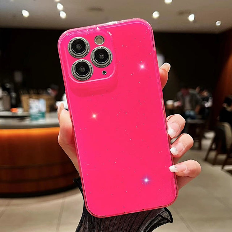 Custodia per telefono in TPU tinta unita Jelly Glitter, For iPhone 11, For  iPhone 11 Pro Max