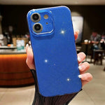Custodia per telefono in TPU tinta unita Jelly Glitter, For iPhone 12, For iPhone 12 Pro