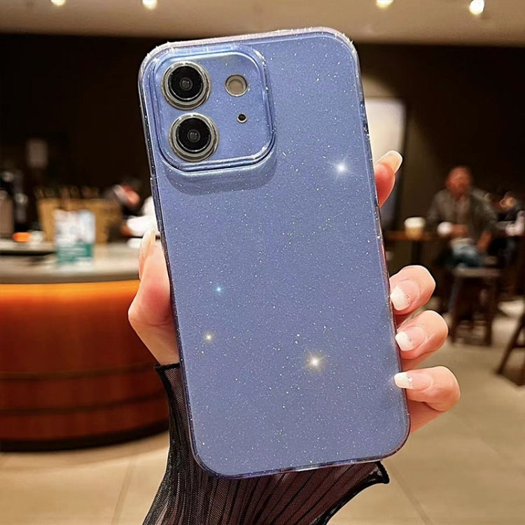 Custodia per telefono in TPU tinta unita Jelly Glitter, For iPhone 12, For iPhone 12 Pro