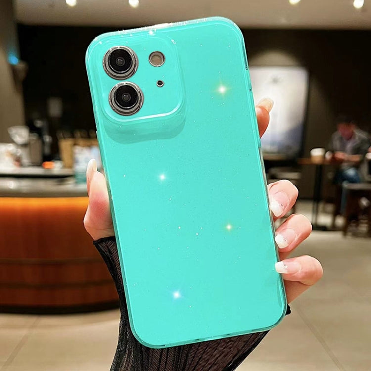 Custodia per telefono in TPU tinta unita Jelly Glitter, For iPhone 12, For iPhone 12 Pro