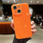 Custodia per telefono in TPU tinta unita Jelly Glitter, For iPhone 14, For iPhone 14 Pro