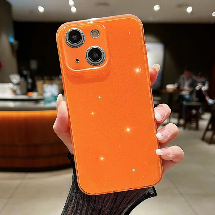 Custodia per telefono in TPU tinta unita Jelly Glitter, For iPhone 14, For iPhone 14 Pro