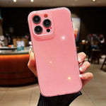 Custodia per telefono in TPU tinta unita Jelly Glitter, For iPhone 14, For iPhone 14 Pro