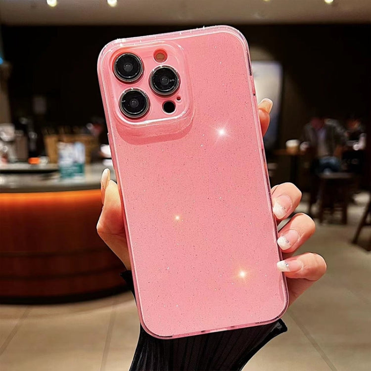 Custodia per telefono in TPU tinta unita Jelly Glitter, For iPhone 14, For iPhone 14 Pro