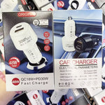 P29 48W PD30W + QC3.0 18W Caricatore per auto a doppia porta USB, P29 (Black), P29 (White)