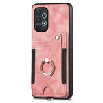 Cassa del telefono del raccoglitore della multi-carta dell'anello di retro pelle-feel, For Samsung Galaxy A32 4G, For Samsung Galaxy A21s, For Samsung Galaxy A04, For Realme C35