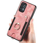 Cassa del telefono del raccoglitore della multi-carta dell'anello di retro pelle-feel, For Samsung Galaxy A32 4G, For Samsung Galaxy A21s, For Samsung Galaxy A04, For Realme C35