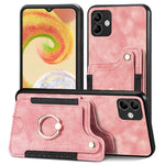 Cassa del telefono del raccoglitore della multi-carta dell'anello di retro pelle-feel, For Samsung Galaxy A32 4G, For Samsung Galaxy A21s, For Samsung Galaxy A04, For Realme C35