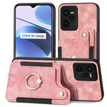 Cassa del telefono del raccoglitore della multi-carta dell'anello di retro pelle-feel, For Samsung Galaxy A32 4G, For Samsung Galaxy A21s, For Samsung Galaxy A04, For Realme C35