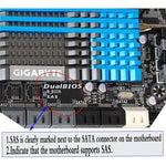 JUNSUNMAY Adattatore RAID per disco rigido SATA da 22 pin a 7 pin + 15 pin SATA