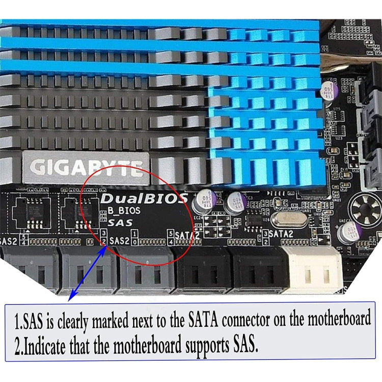 JUNSUNMAY Adattatore RAID per disco rigido SATA da 22 pin a 7 pin + 15 pin SATA