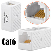 JUNSUNMAY RJ45 Femmina a Femmina In Linea Accoppiatore Cat6 Cat5e Cat5 Adattatore di Prolunga Cavo Ethernet, 1 PCS, 2 PCS