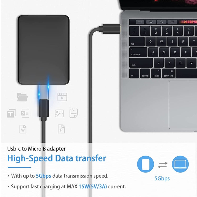 Adattatore USB C a Micro B USB 3.0 per dischi esterni