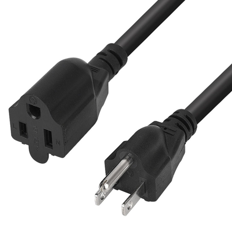 JUNSUNMAY US 1.6FT NEMA 5-15P Presa da 1 a 2 vie NEMA 5-15R SJT 16AWG Prolunga per cavo di alimentazione a 3 poli