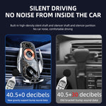 Q7 Staffa per caricabatterie per telefono cellulare per auto a ricarica rapida wireless magnetica, Q7 (Black), Q7 (Silver)