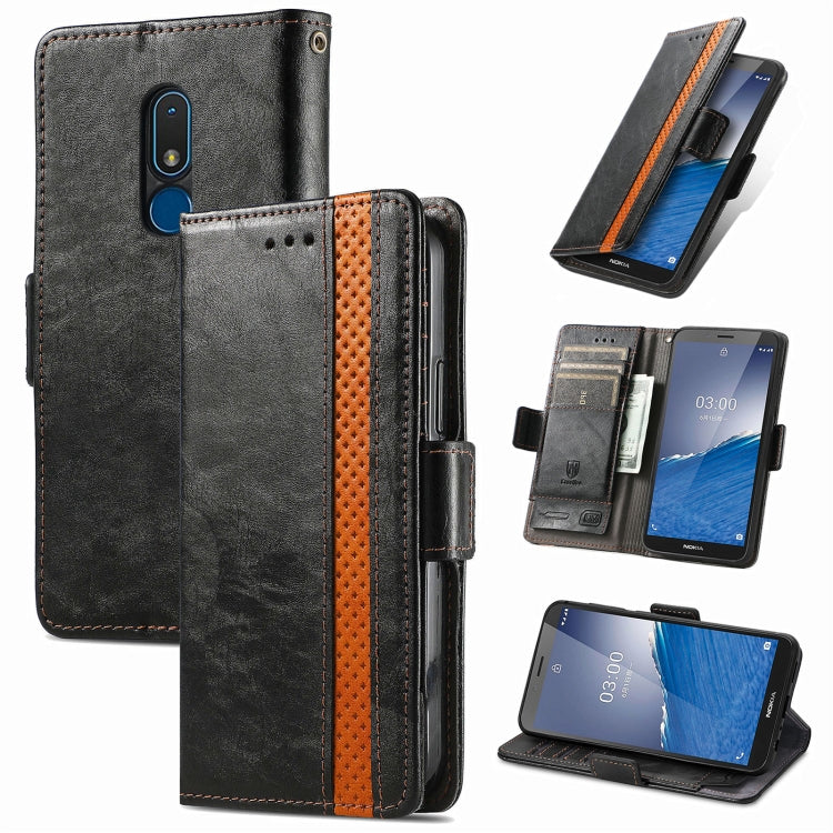 Custodia per telefono in pelle con doppia fibbia magnetica con giunzione Neo, For Nokia C3, For OnePlus Nord CE 3 Lite, For OPPO Find X6 Pro, For OPPO Find X6