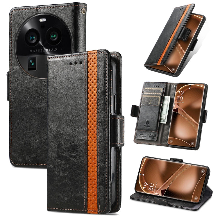 Custodia per telefono in pelle con doppia fibbia magnetica con giunzione Neo, For Nokia C3, For OnePlus Nord CE 3 Lite, For OPPO Find X6 Pro, For OPPO Find X6