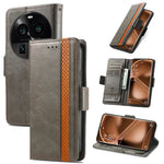 Custodia per telefono in pelle con doppia fibbia magnetica con giunzione Neo, For Nokia C3, For OnePlus Nord CE 3 Lite, For OPPO Find X6 Pro, For OPPO Find X6