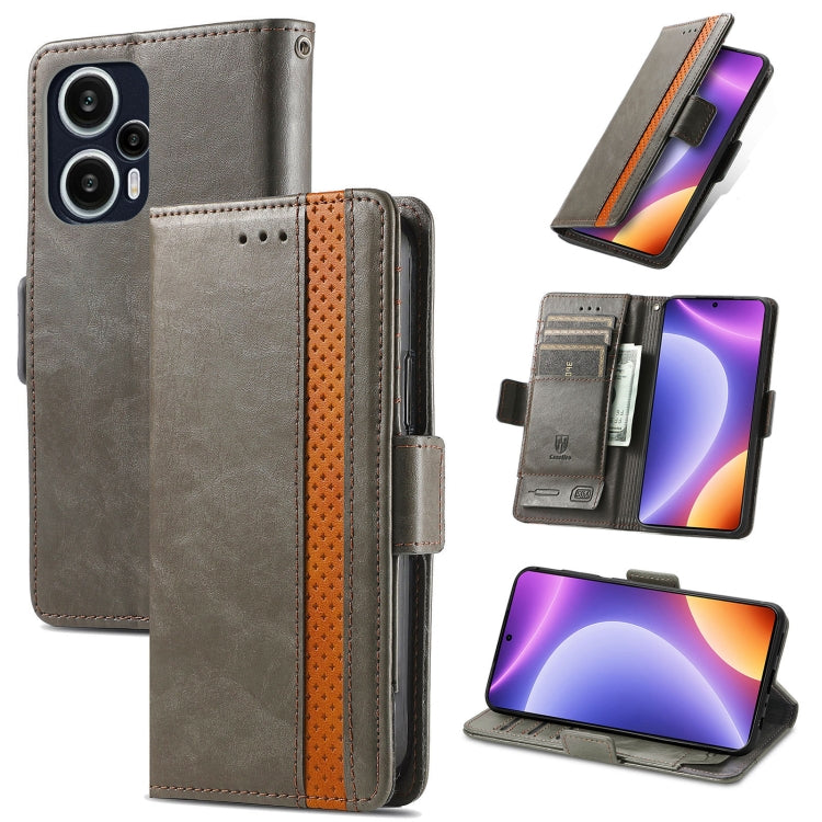 Custodia per telefono in pelle con doppia fibbia magnetica con giunzione Neo, For Redmi Note 12 Turbo