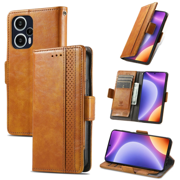 Custodia per telefono in pelle con doppia fibbia magnetica con giunzione Neo, For Redmi Note 12 Turbo