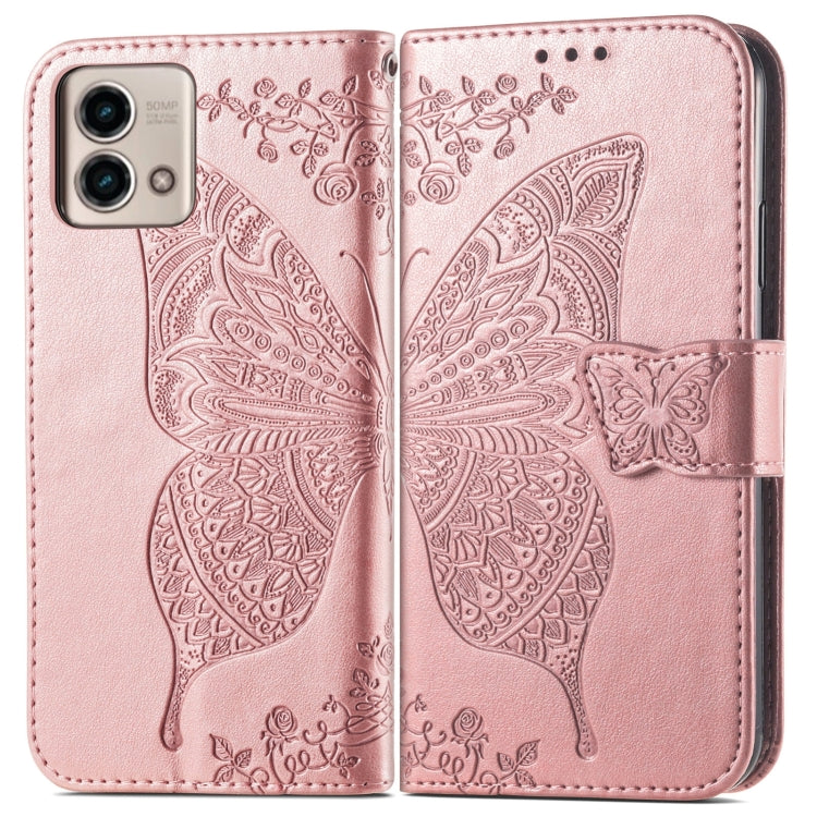 Custodia per telefono in pelle goffrata farfalla amore fiore, For Motorola Moto G Stylus 5G 2023, For Nokia C3, For OnePlus Nord CE 3 Lite
