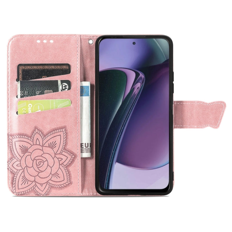 Custodia per telefono in pelle goffrata farfalla amore fiore, For Motorola Moto G Stylus 5G 2023, For Nokia C3, For OnePlus Nord CE 3 Lite