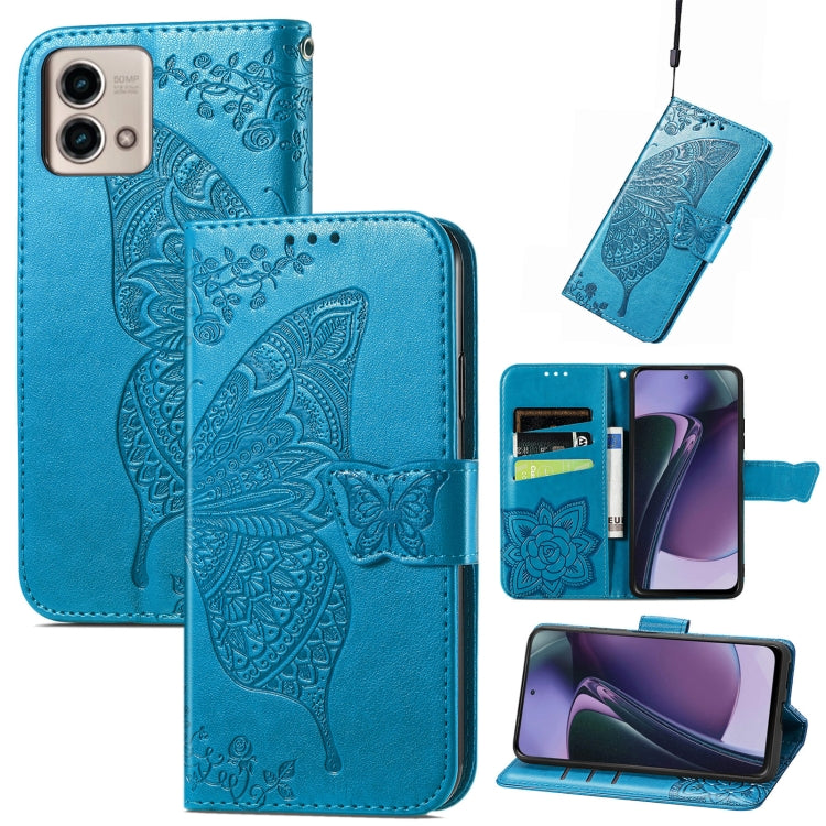 Custodia per telefono in pelle goffrata farfalla amore fiore, For Motorola Moto G Stylus 5G 2023, For Nokia C3, For OnePlus Nord CE 3 Lite
