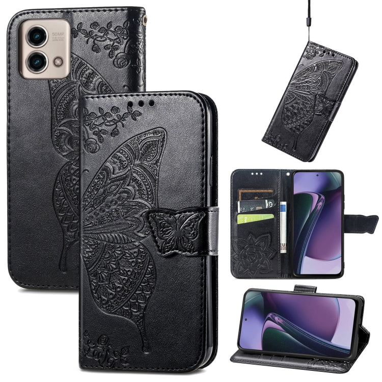Custodia per telefono in pelle goffrata farfalla amore fiore, For Motorola Moto G Stylus 5G 2023, For Nokia C3, For OnePlus Nord CE 3 Lite