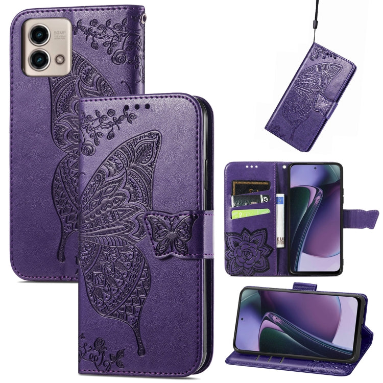 Custodia per telefono in pelle goffrata farfalla amore fiore, For Motorola Moto G Stylus 5G 2023, For Nokia C3, For OnePlus Nord CE 3 Lite