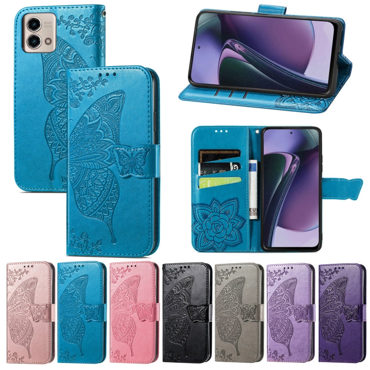 Custodia per telefono in pelle goffrata farfalla amore fiore, For Motorola Moto G Stylus 5G 2023, For Nokia C3, For OnePlus Nord CE 3 Lite