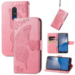 Custodia per telefono in pelle goffrata farfalla amore fiore, For Motorola Moto G Stylus 5G 2023, For Nokia C3, For OnePlus Nord CE 3 Lite