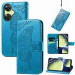 Custodia per telefono in pelle goffrata farfalla amore fiore, For Motorola Moto G Stylus 5G 2023, For Nokia C3, For OnePlus Nord CE 3 Lite