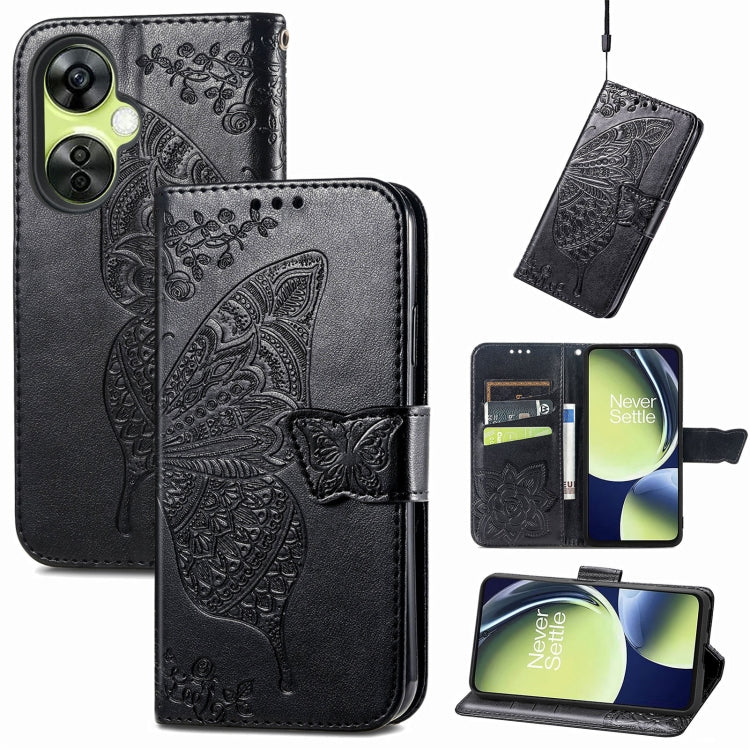 Custodia per telefono in pelle goffrata farfalla amore fiore, For Motorola Moto G Stylus 5G 2023, For Nokia C3, For OnePlus Nord CE 3 Lite