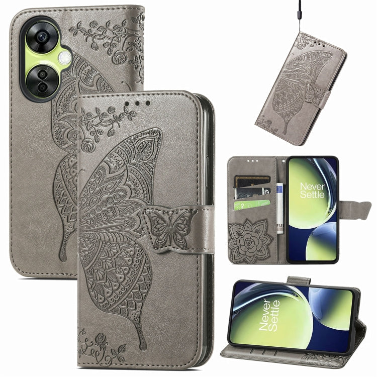 Custodia per telefono in pelle goffrata farfalla amore fiore, For Motorola Moto G Stylus 5G 2023, For Nokia C3, For OnePlus Nord CE 3 Lite
