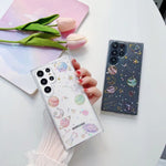Custodia per cellulare in TPU epossidico con glitter Cosmic Star, For Samsung Galaxy S20, For Samsung Galaxy S20+, For Samsung Galaxy S20 Ultra, For Samsung Galaxy S20 FE, For Samsung Galaxy S21 5G, For Samsung Galaxy S21+ 5G                           ...