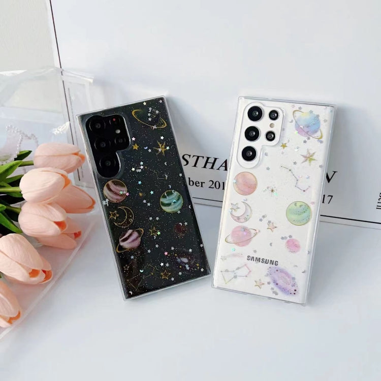 Custodia per cellulare in TPU epossidico con glitter Cosmic Star, For Samsung Galaxy  A11, For Samsung Galaxy  A21, For Samsung Galaxy  A31, For Samsung Galaxy  A41, For Samsung Galaxy  A51, For Samsung Galaxy  A51 5G, For Samsung Galaxy  A71          ...
