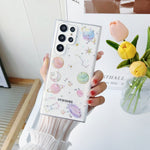 Custodia per cellulare in TPU epossidico con glitter Cosmic Star, For Samsung Galaxy  A11, For Samsung Galaxy  A21, For Samsung Galaxy  A31, For Samsung Galaxy  A41, For Samsung Galaxy  A51, For Samsung Galaxy  A51 5G, For Samsung Galaxy  A71          ...
