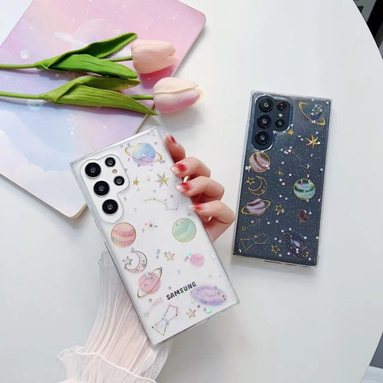 Custodia per cellulare in TPU epossidico con glitter Cosmic Star, For Samsung Galaxy  A73 5G, For Samsung Galaxy  A03, For Samsung Galaxy  A23, For Samsung Galaxy S23 5G, For Samsung Galaxy S23+ 5G, For Samsung Galaxy S23 Ultra 5G                      ...