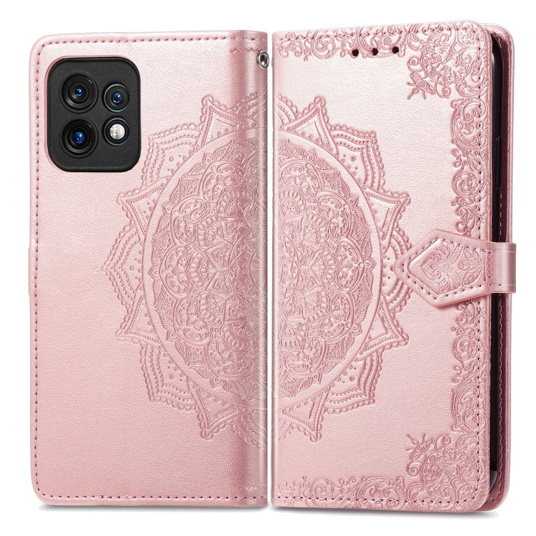 Custodia per telefono in pelle goffrata fiore mandala, For Motorola Moto X40, For OnePlus Nord CE 3 Lite, For OPPO Find X6 Pro, For OPPO Find X6