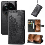Custodia per telefono in pelle goffrata fiore mandala, For Motorola Moto X40, For OnePlus Nord CE 3 Lite, For OPPO Find X6 Pro, For OPPO Find X6
