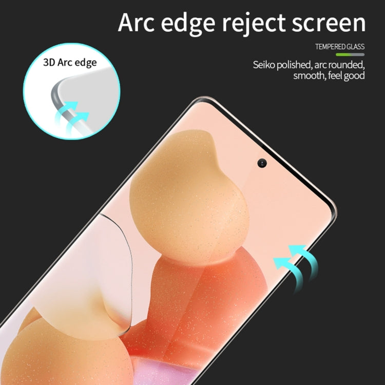 PINWUYO 9H Pellicola in vetro temperato per piegatura a caldo 3D, For Huawei Mate X3
