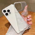 Custodia per cellulare in TPU con farfalle in cristallo trasparente, For iPhone XS Max, For iPhone 7 Plus / 8 Plus