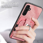 Retro cassa del telefono del raccoglitore della carta dell'anello di pelle-tatto, For Samsung Galaxy A14 5G, For Samsung Galaxy A22 4G, For Samsung Galaxy A22 5G, For Samsung Galaxy A30