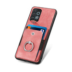 Retro cassa del telefono del raccoglitore della carta dell'anello di pelle-tatto, For Samsung Galaxy A32 4G, For Samsung Galaxy A32 5G, For Samsung Galaxy A33 5G, For Samsung Galaxy A50