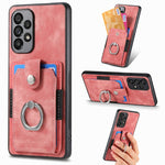 Retro cassa del telefono del raccoglitore della carta dell'anello di pelle-tatto, For Samsung Galaxy A53 5G, For Samsung Galaxy A70 / A70s, For Samsung Galaxy A71, For Samsung Galaxy Note20