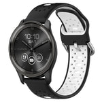 Cinturino in silicone bicolore traspirante da 20 mm, For GarminMove Trend