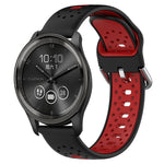 Cinturino in silicone bicolore traspirante da 20 mm, For GarminMove Trend