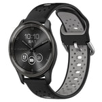 Cinturino in silicone bicolore traspirante da 20 mm, For GarminMove Trend